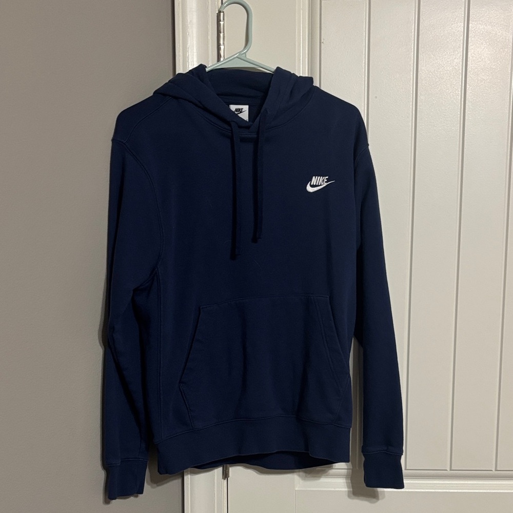 Nike Men's Dark Blue Hoodie